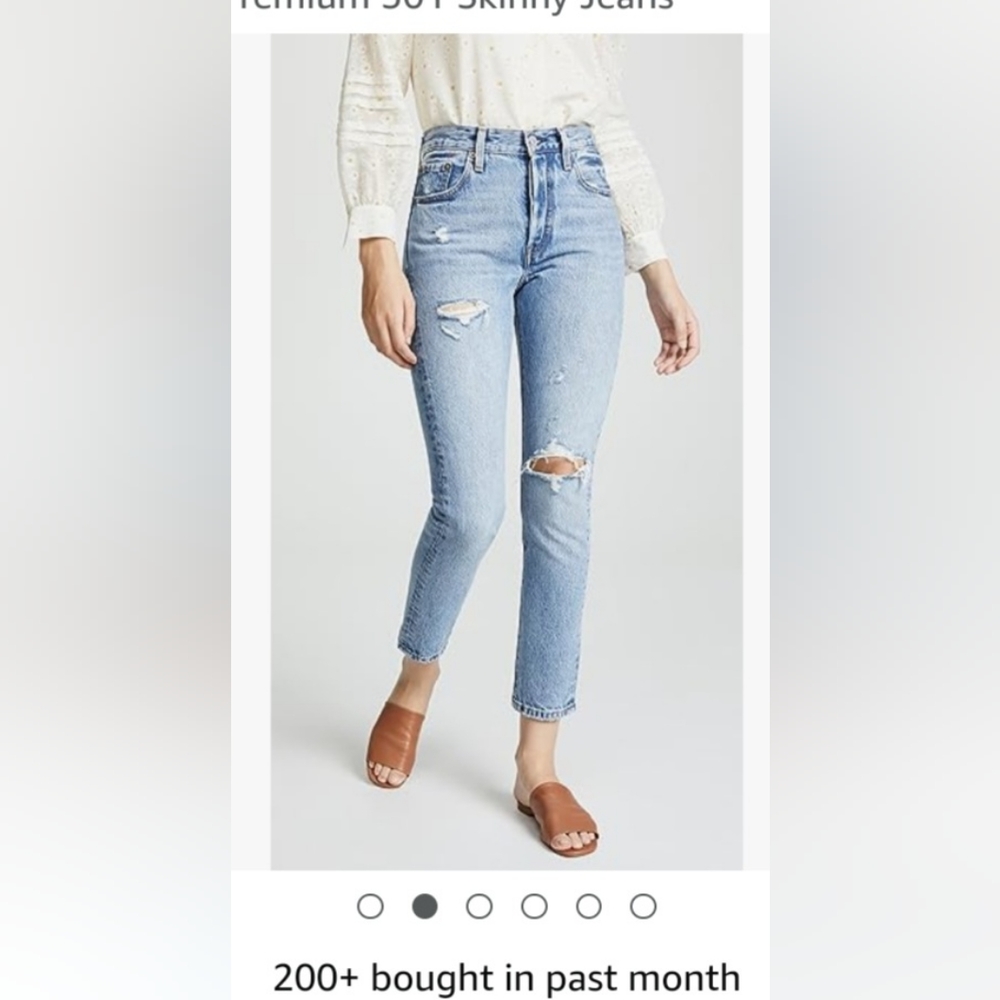 Levi's 501 skinny jeans